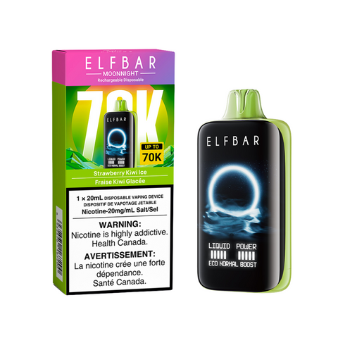ELFBAR MOONNIGHT 70K DISPOSABLE - STRAWBERRY KIWI ICE