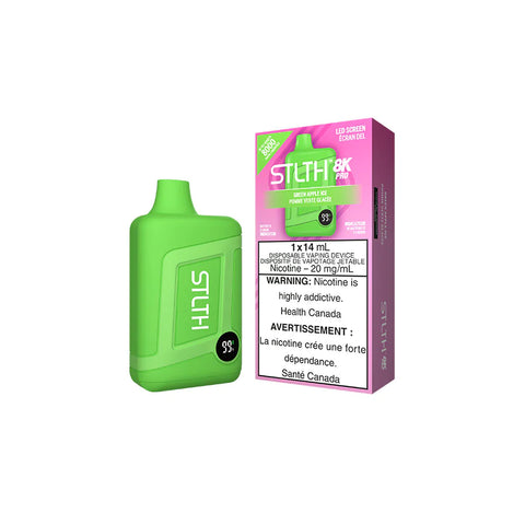 STLTH 8K PRO DISPOSABLE - GREEN APPLE ICE