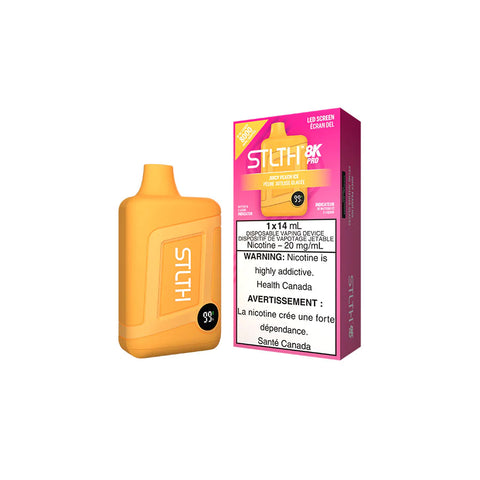 STLTH 8K PRO DISPOSABLE - JUICY PEACH ICE
