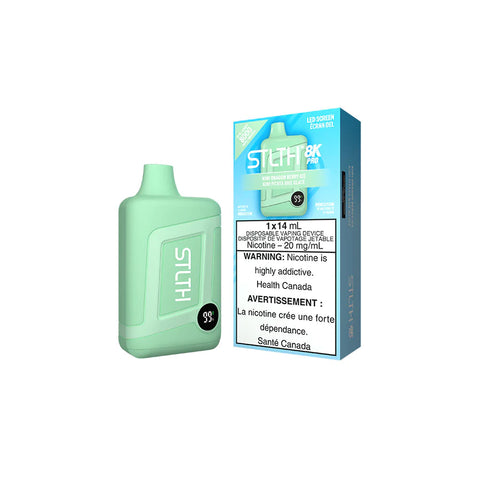 STLTH 8K PRO DISPOSABLE - KIWI DRAGON BERRY ICE
