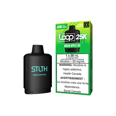 STLTH LOOP POD 25K GREEN APPLE ICE