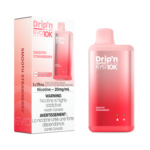 Drip'n by Envi EVO Series 10k Disposable - Smooth Strawberry