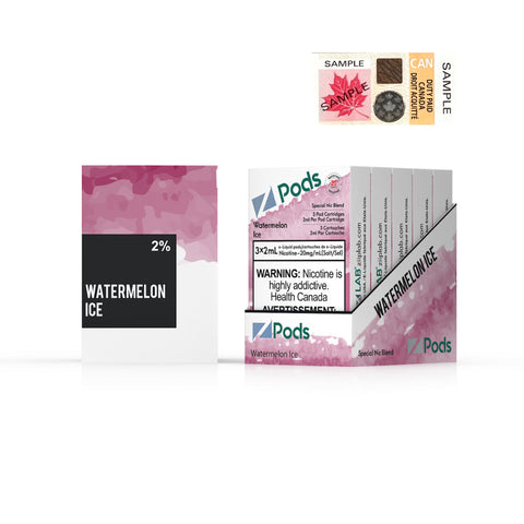 Z Pods 2% Special Nic Blend Pods WATERMELON ICE