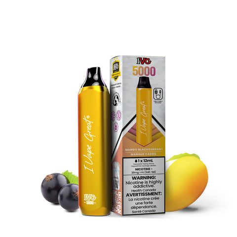 IVG Bar Max 5000 Puffs MANGO BLACKCURRANT