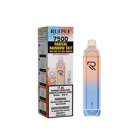 GCORE RUFPUF ZERO NIC Radical Rainbow Skit (0mg/ML) 7500 Puffs