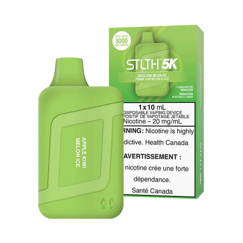 STLTH BOX 5K DISPOSABLE- APPLE KIWI MELON ICE