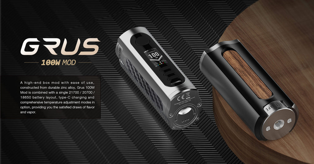 LOST VAPE GRUS 100W BOX MOD Big East Vapor Company LOST VAPE GRUS 100W BOX MOD Big East Vapor Company