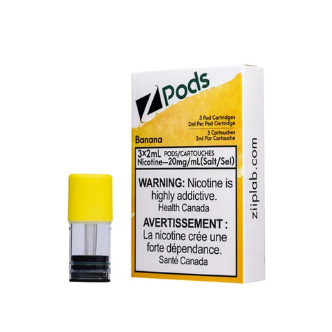Ziip S-Pod Pack - Banana 3/PK