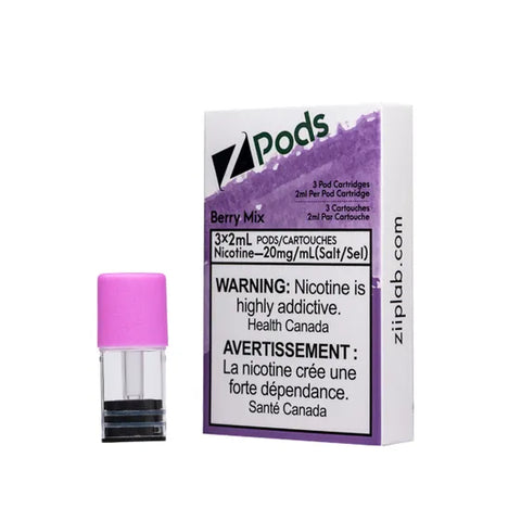 Ziip S-Pod Pack - Berry Mix 3/PK