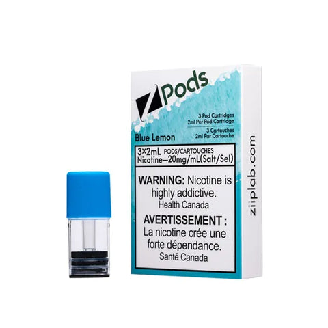 Ziip S-Pod Pack - Blue Lemon 3/PK