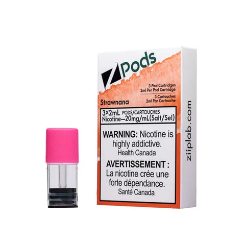 Ziip S-Pod Pack - Strawnana 3/PK
