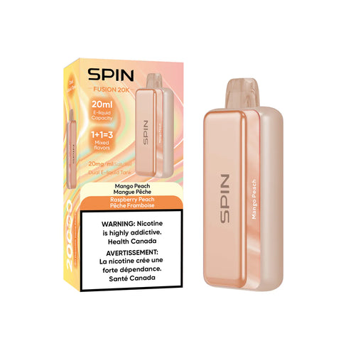 SPIN FUSION 20K MANGO PEACH AND RASPBERRY PEACH