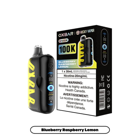 Rocky Vapor Oxbar G100K Blueberry Raspberry Lemon