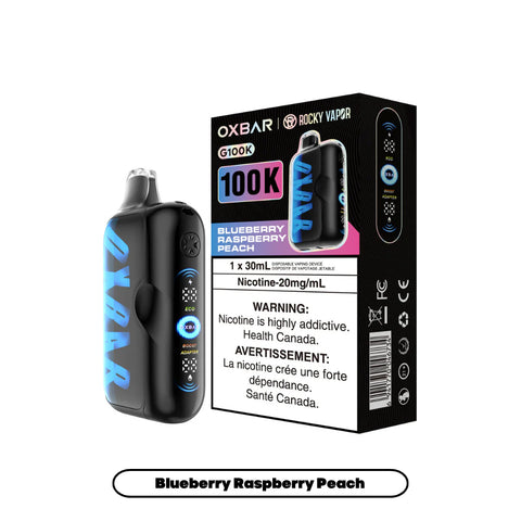 Rocky Vapor Oxbar G100K Blueberry Raspberry Peach