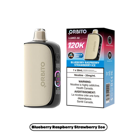 Orbito Lumo AI 120K (20mg) - Blueberry Raspberry Strawberry Ice