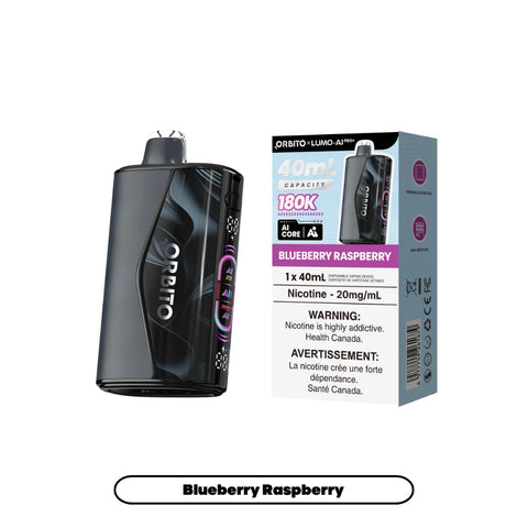 Orbito Lumo AI Pro+ 180K (20mg) - Blueberry Raspberry