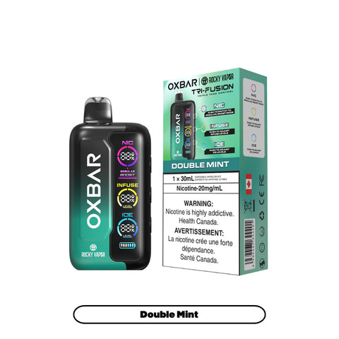 OXBAR TRI FUSION DISPOSABLE - DOUBLE MINT