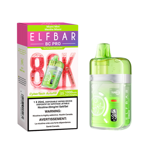 ELFBAR 80K BC Pro Disposable - MIAMI MINT