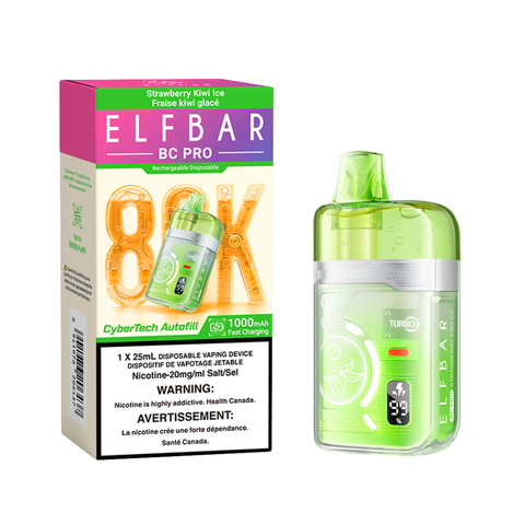 ELFBAR 80K BC Pro Disposable - STRAWBERRY KIWI ICE