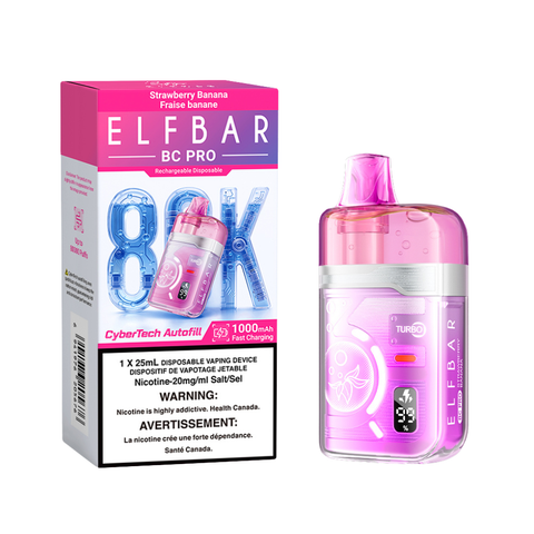 ELFBAR 80K BC Pro Disposable - STRAWBERRY BANANA