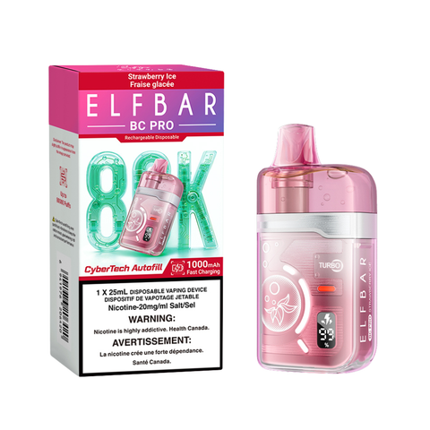 ELFBAR 80K BC Pro Disposable - STRAWBERRY ICE