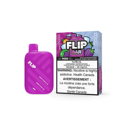 FLIP BAR DISPOSABLE - GRAPE PUNCH ICE AND BERRY BLAST ICE