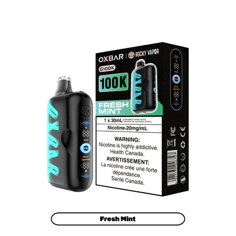 Rocky Vapor Oxbar G100K Fresh Mint