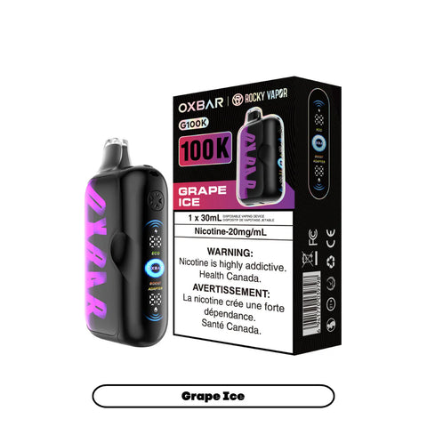 Rocky Vapor Oxbar G100K Grape Ice