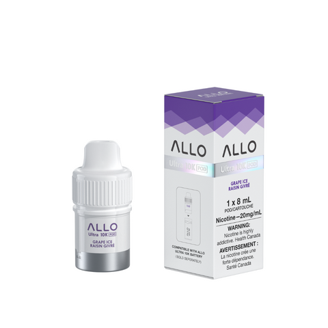 ALLO ULTRA 10K DISPOSABLE POD Grape Ice