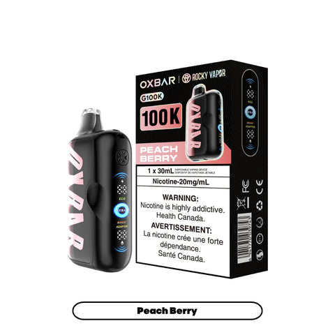 Rocky Vapor Oxbar G100K Peach Berry