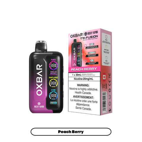 OXBAR TRI FUSION DISPOSABLE - PEACH BERRY