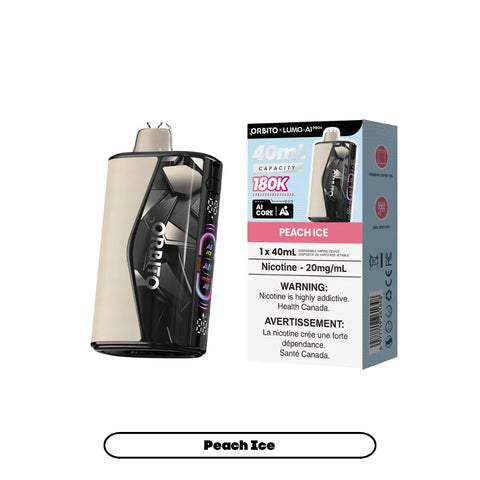 Orbito Lumo AI Pro+ 180K (20mg) - Peach Ice