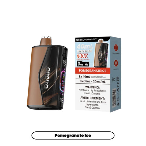 Orbito Lumo AI Pro+ 180K (20mg) - Pomegranate lce