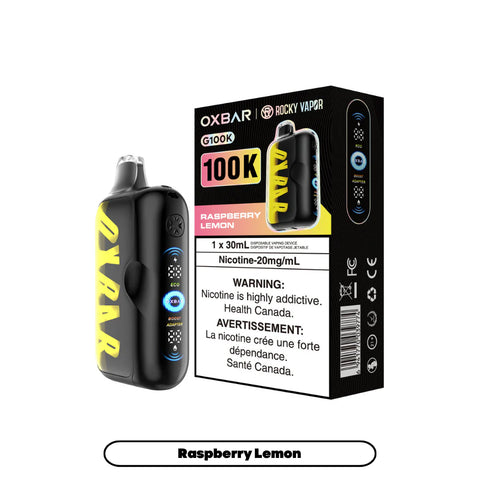 Rocky Vapor Oxbar G100K Raspberry Lemon