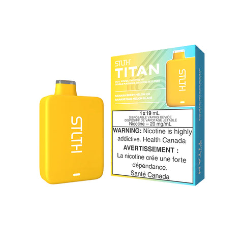 STLTH TITAN DISPOSABLE - BANANA BERRY MELON ICE