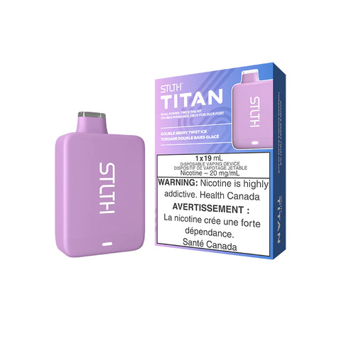 STLTH TITAN DISPOSABLE - DOUBLE BERRY TWIST ICE