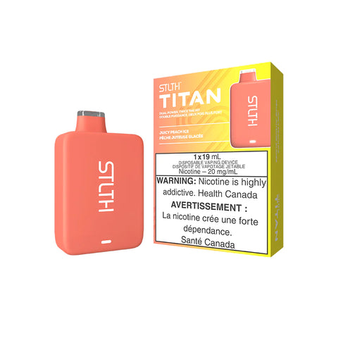 STLTH TITAN DISPOSABLE - JUICY PEACH ICE