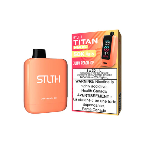 STLTH TITAN MAX DISPOSABLE - JUICY PEACH ICE