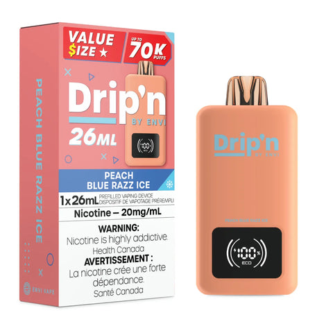 DRIP'N 26ML PEACH BLUE RAZZ