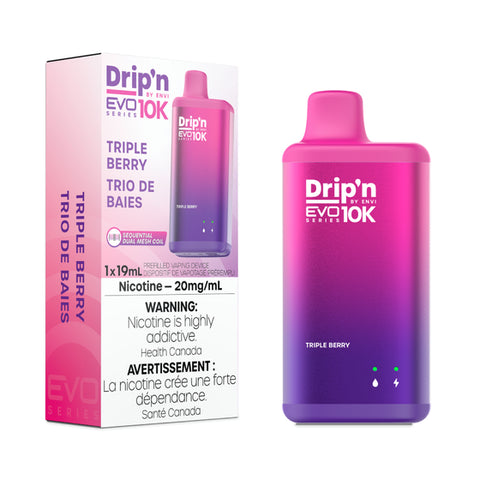 Drip'n by Envi EVO 10K Series Disposable - Triple Berry