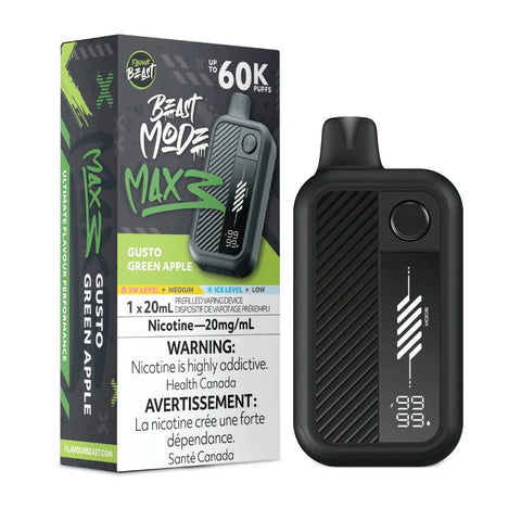 Flavour Beast Beast Mode Max 3 - Gusto Green Apple
