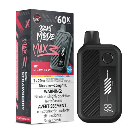Flavour Beast Beast Mode Max 3 - Sic Strawberry Iced