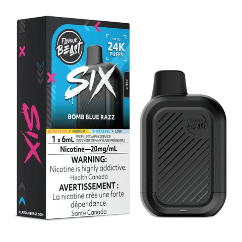 Flavour Beast™ SIX - Bomb Blue Razz