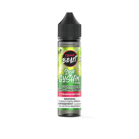 Flavour Beast E-Liquid - SOUR GUSHIN S. Strawberry Kiwi