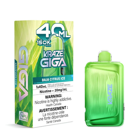Kraze Giga - Baja Citrus Ice 40ML