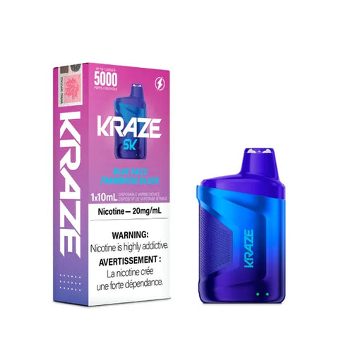 Kraze 5000 Disposable - Blue Razz