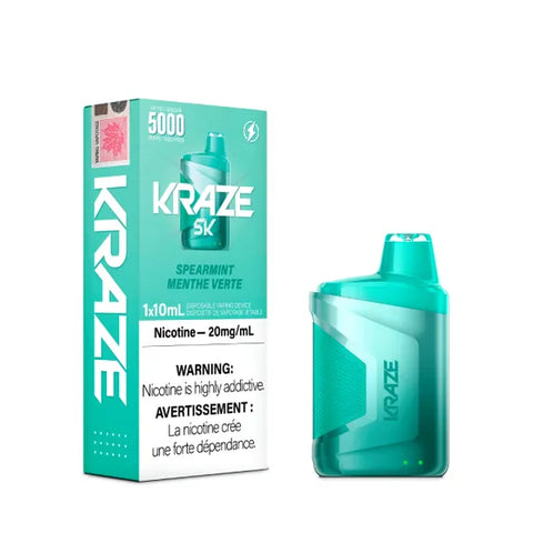 Kraze 5000 Disposable - Spearmint