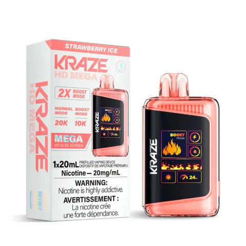 Kraze HD Mega - Strawberry Ice