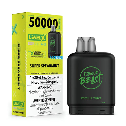 Level X Flavour Beast G2 Ultra - Super Spearmint Iced