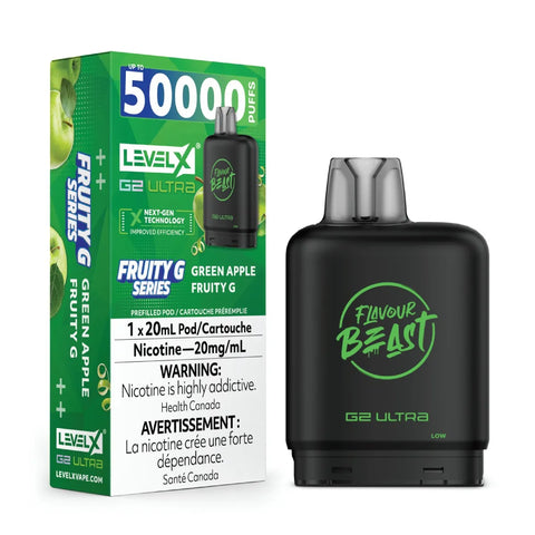 Level X Flavour Beast G2 Ultra - Green Apple Fruity G